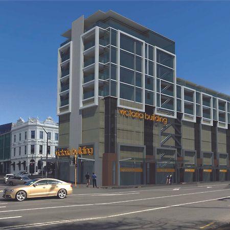 Swiss-Belsuites Victoria Park Auckland Dış mekan fotoğraf The proposed development of the former Woolworths building on the corner of Oxford Road and Princess Street.