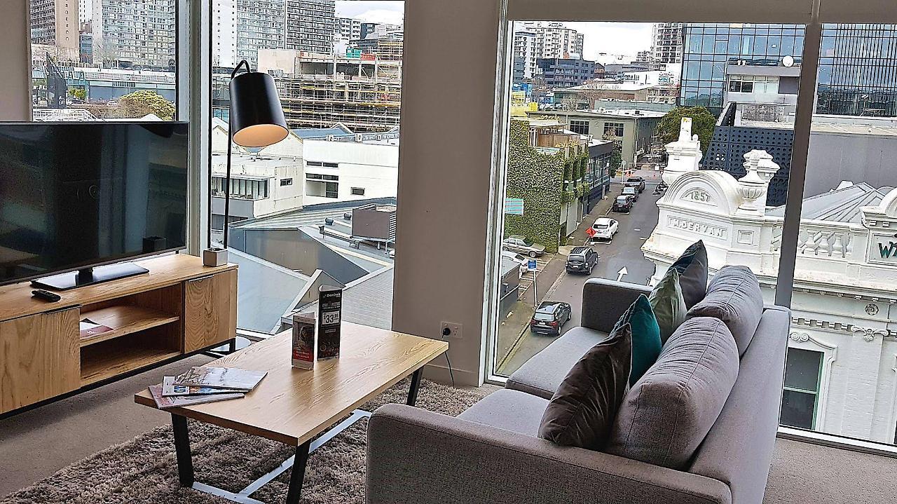 Swiss-Belsuites Victoria Park Auckland Dış mekan fotoğraf A staged apartment