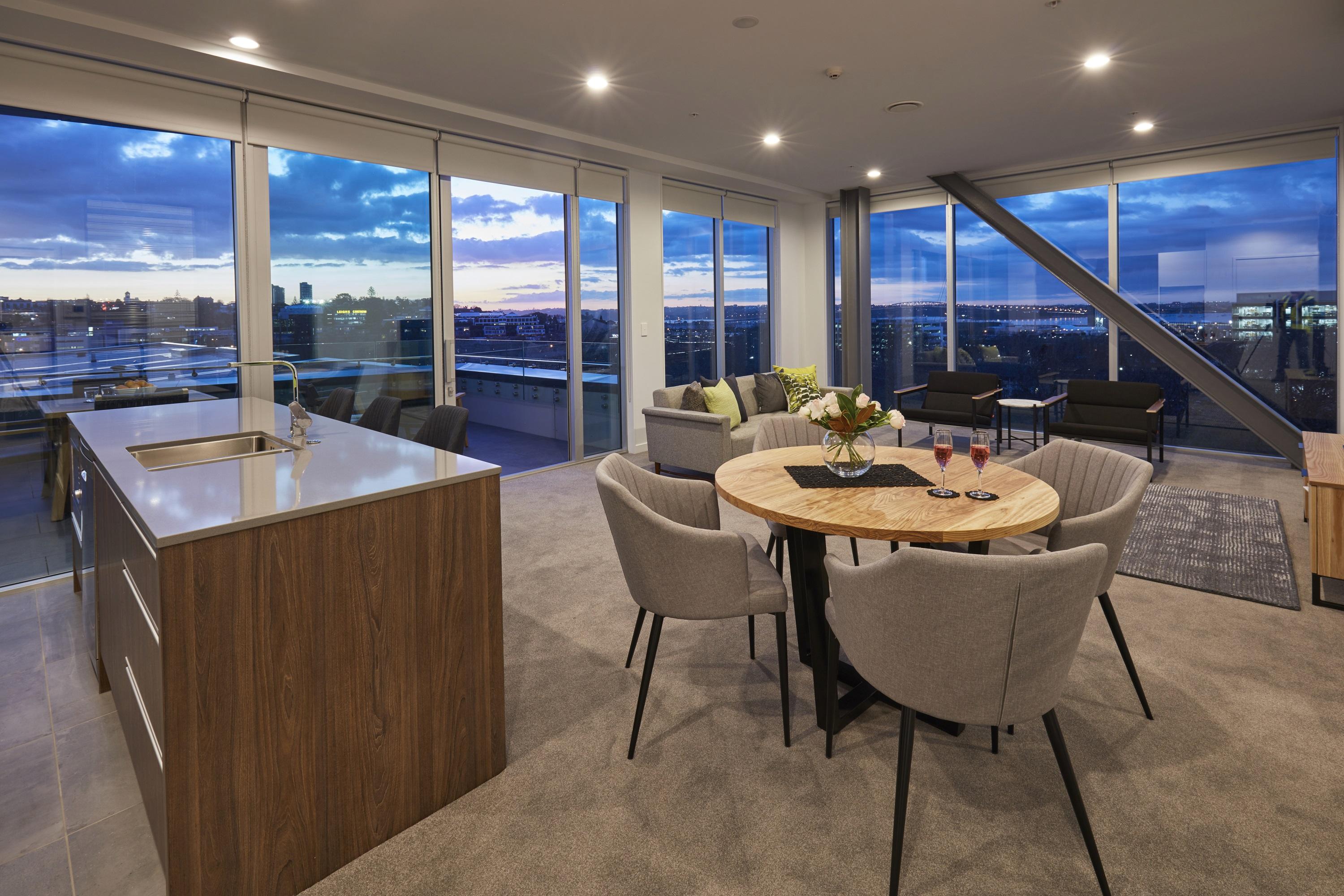 Swiss-Belsuites Victoria Park Auckland Dış mekan fotoğraf The interior of a typical apartment